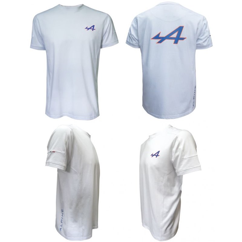 T Shirt Blanc Alpine 