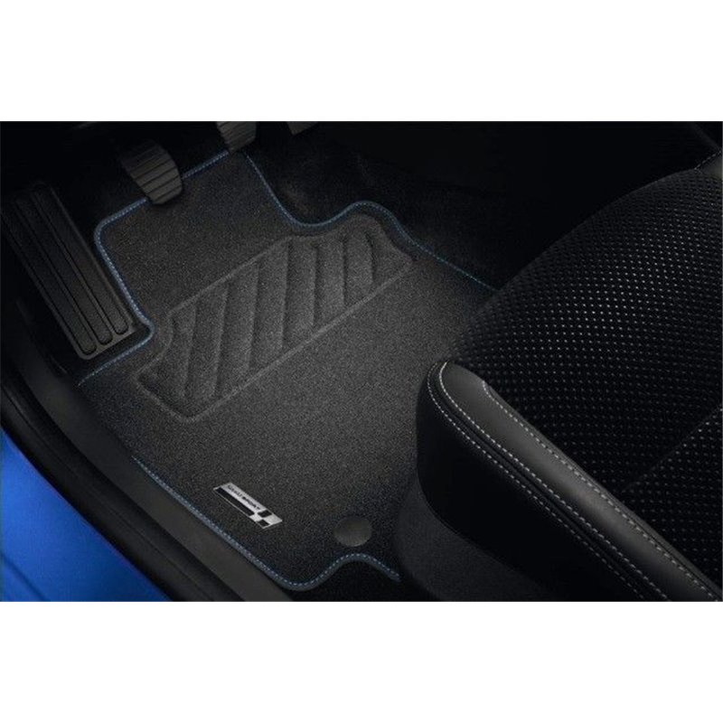 Tapis textile premium Renault Sport avec surpiqûre bleue