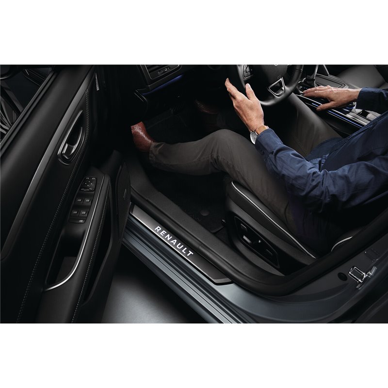 Seuils de porte éclairés - Renault - Avant et arrière - inox