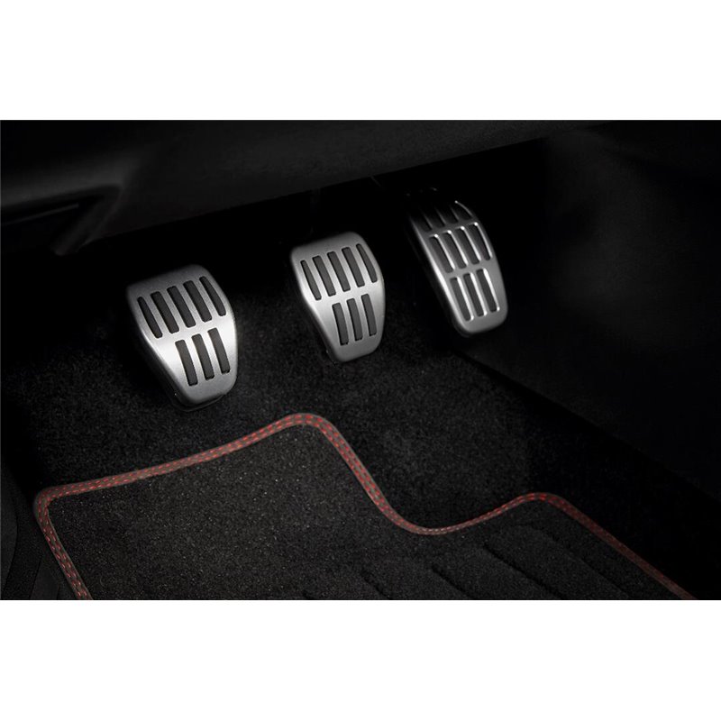 Pédalier sport pour boîte de vitesses manuelle (inox 3 pièces)