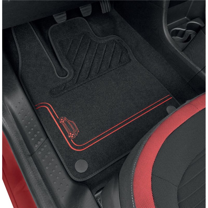 TAPIS DE SOL TEXTILE PREMIUM GANSE ROUGE