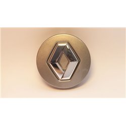 Cabochon Renault - Dark silver